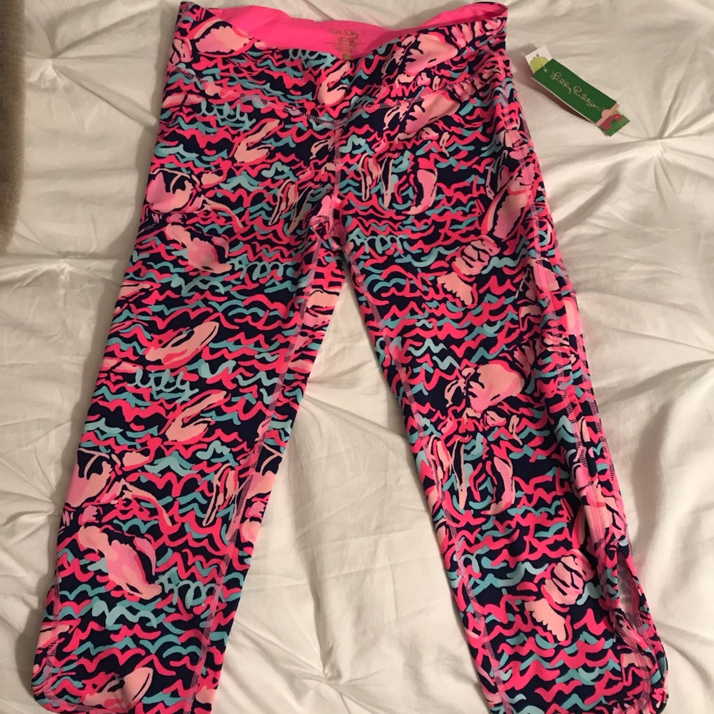 NWT Lilly Pulitzer Luxletic Cropped leggings